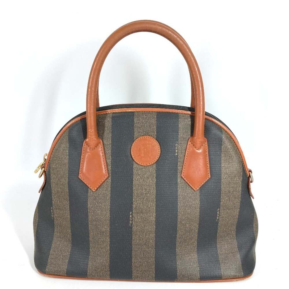 Fendi Vintage Dome Satchel Pequin #325998F43B